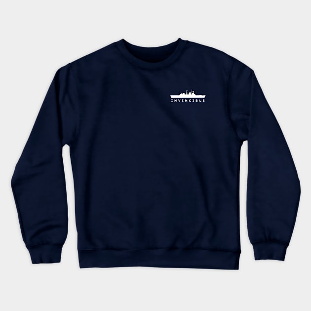 HMS Invincible (R05) Crewneck Sweatshirt by The Warshipologist